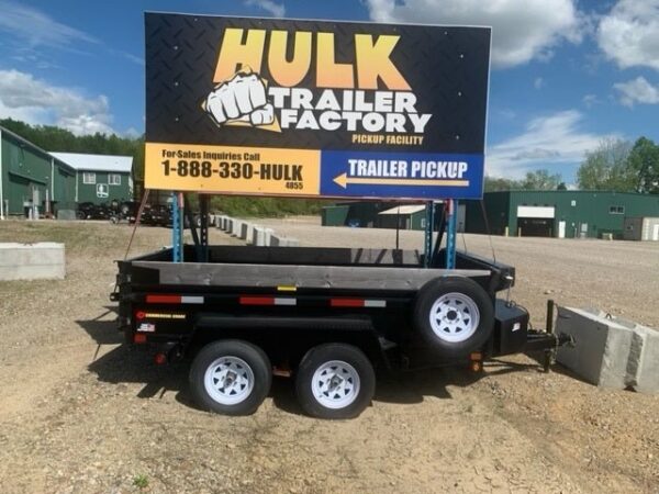 6’x10′ Scissor Lift Dump Trailer w/ Homeowner Package – 7,000# GVWR