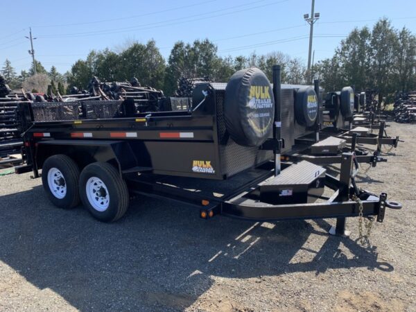 14,000# GVWR Ultra Low Pro 12′ Dump Trailer w/ Contractor Package
