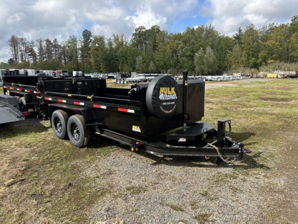 14,000# GVWR Ultra Low Pro 12′ Dump Trailer w/ Contractor Package